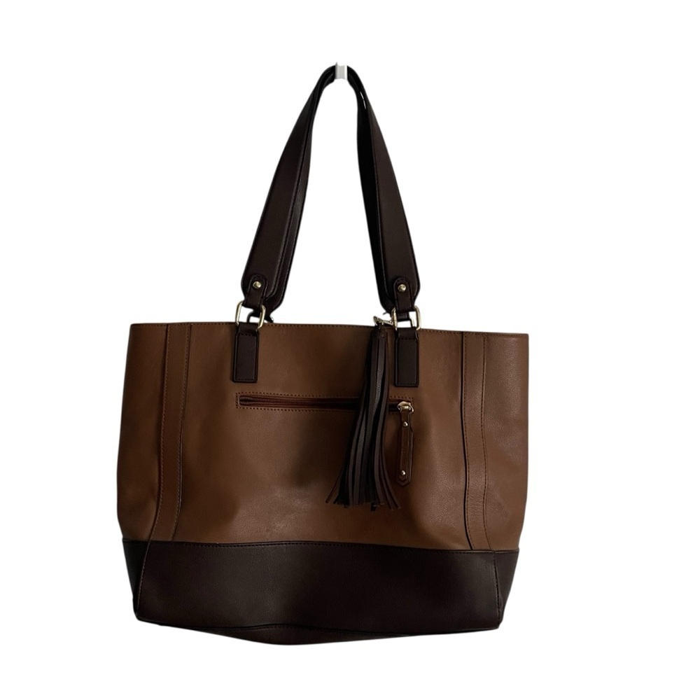 Wilson’s Madison leather laptop shoulder bag brown